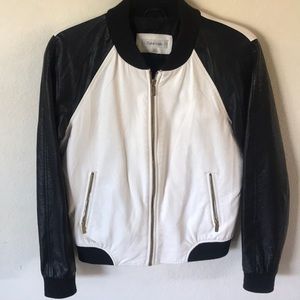 Calvin Klein pleather jacket